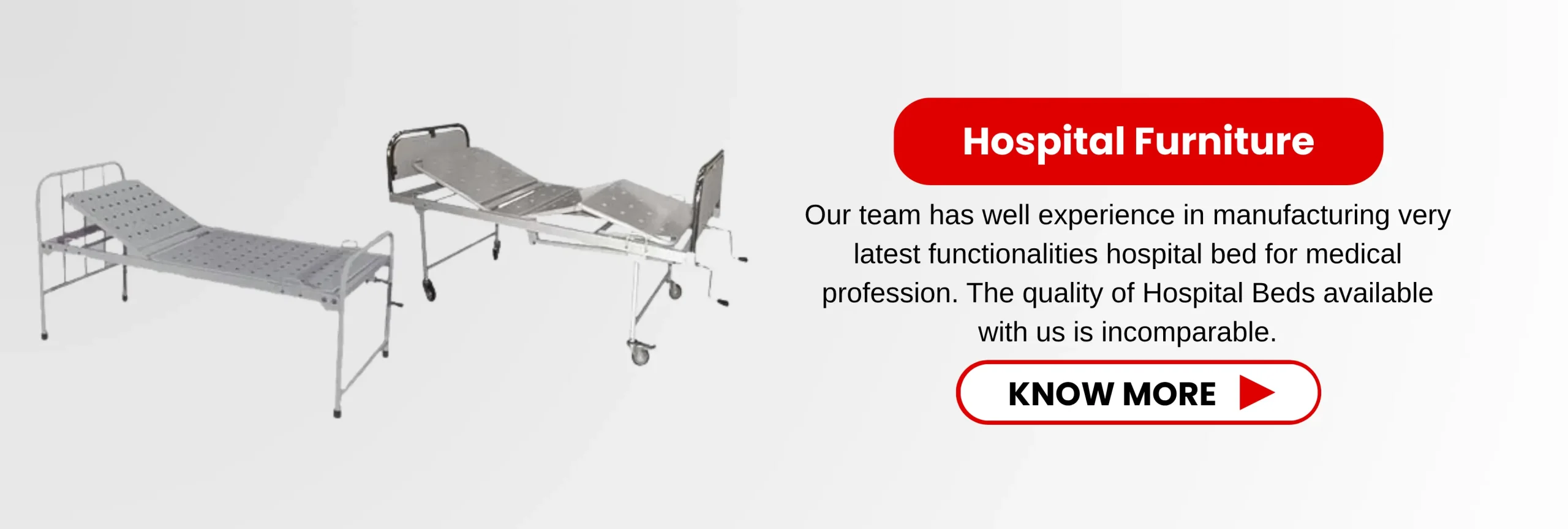 Hospital Furniture Home Banner