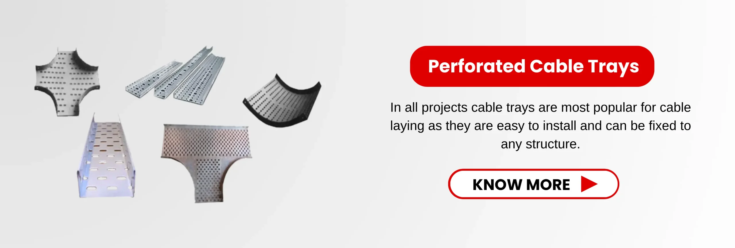 Perforated Cable Trays Home Banner