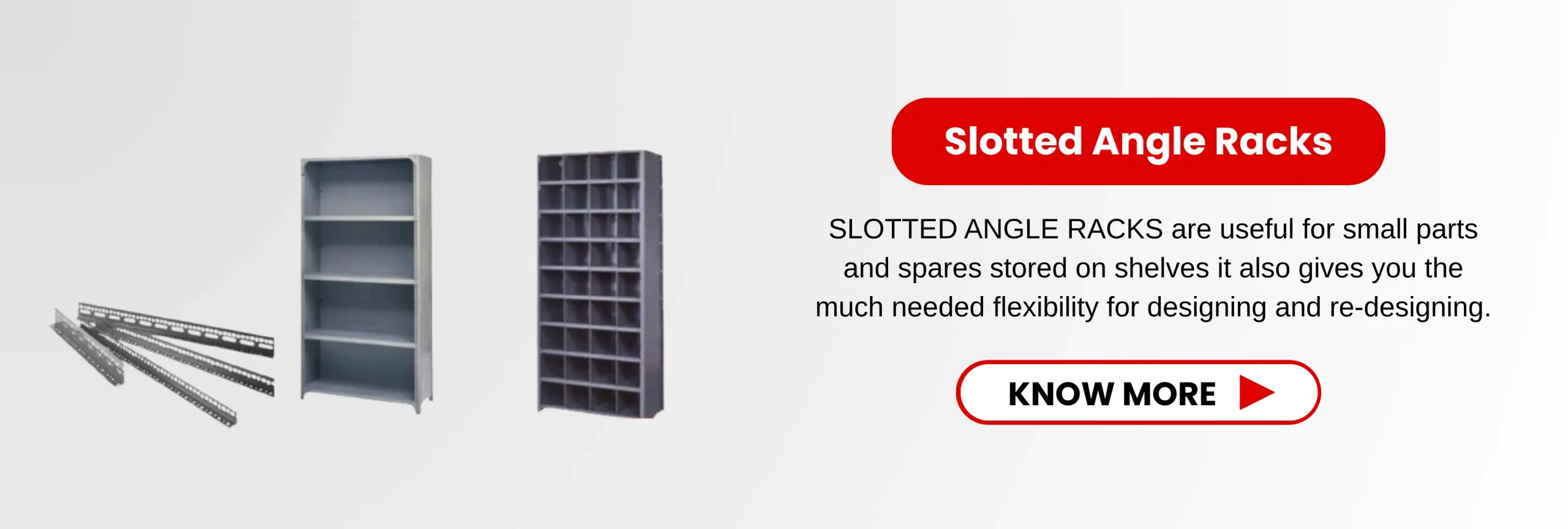 Slotted Angle Racks Home Banner